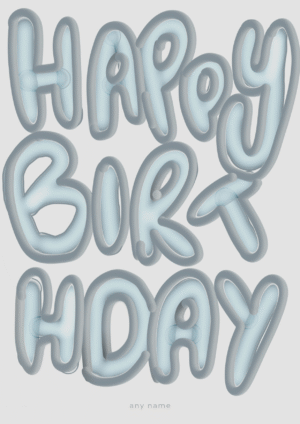 Modern Minimalist Happy Birthday Card for Brother