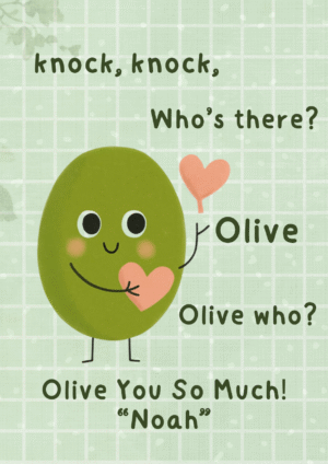Olive You So Much Card