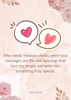 Heart Treasure Love Card