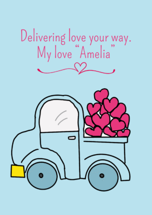 Delivering Love Card