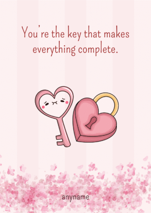 You Are the Key Card