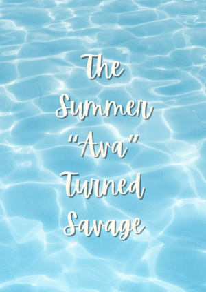 The Summer She Turned Savage Birthday Card