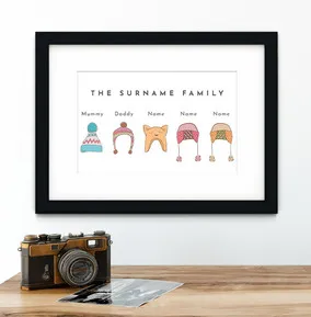 Our Family Personalised Print